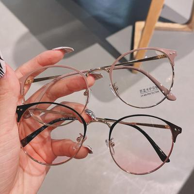 Office Eye Protection Portable Anti-Blue Light Glasses Oversized Eyeglasses Computer Goggles Ultra Light Frame