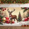 Christmas Ornament Red Ornaments Christmas Banner Reindeer Banner Reindeer Design Christmas Decor For Festive Display New Year