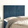 VidaXL Headboards 4 Pcs Dark Blue 72x5x78-88 Cm Velvet3116622
