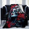 1pc Day of the Dead Blanket  Soft and Cozy Home Decor Gift for Friend, Suitable for All Seasons, Living Room, Travel, Camping