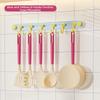 Non-Marking Suction Cup Hooks Plastic Kitchen Storage Hooks Practical Towel 6 Head Hooks  Bathroom