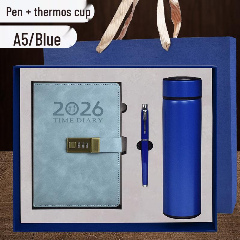 2026 Daily Diary and Password Keeper - Custom Logo, Thick Pages for Effective Time Management