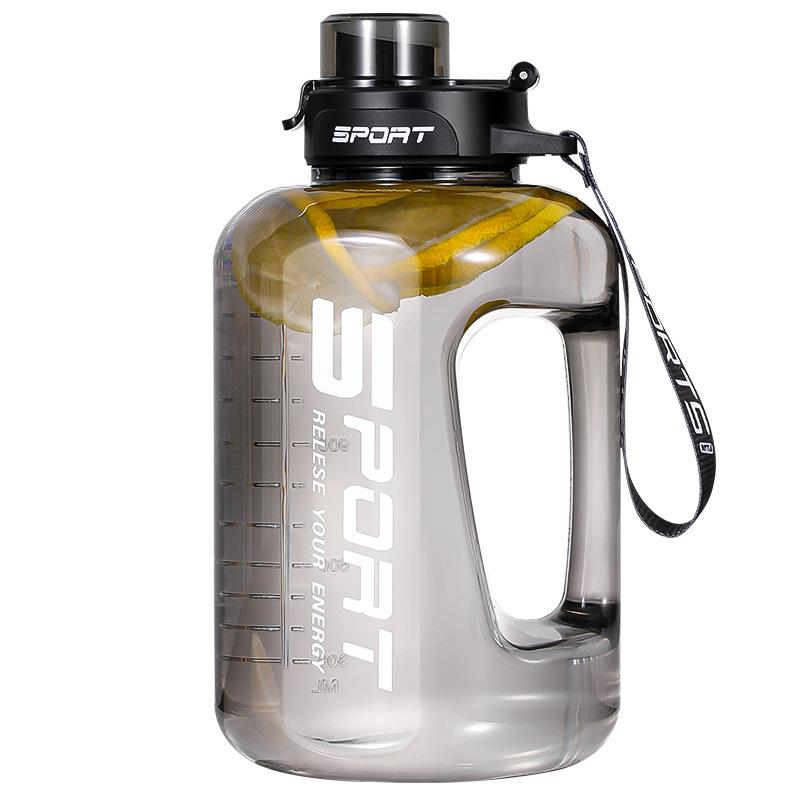 Large Capacity Sports Kettle, Outdoor Fitness Ton Bucket, Heat-resistant Portable Straw Water Cup