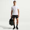 Nike Dri Fit Quick Dry T Shirts Men's White/Black Crew Neck Moderate