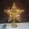 Yuzhu Line Tree Top Star Christmas Tree and Window Decorations