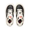 Li Ning Cream Puff Platform Thermal Abrasion Resistant Low top Skateboard Shoes Women's Black White AZGU068-7