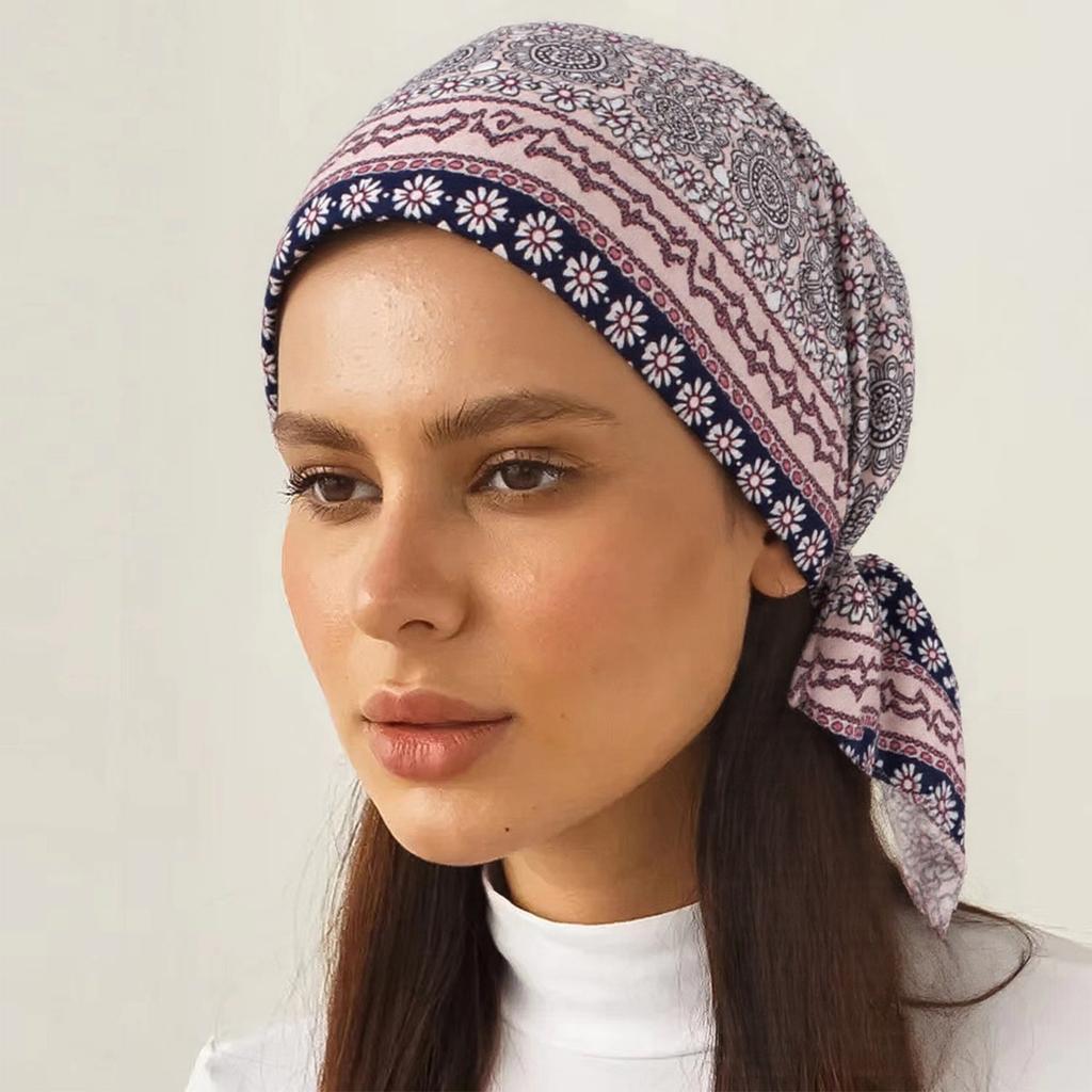 Comfortable Elastic Cancer Head Cover For Chemotherapy Patients Lightweight Cotton Headwear Accessory