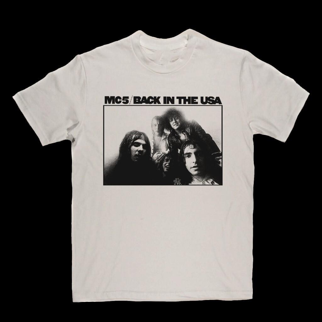 Mc5 Back In The Usa T-Shirt White Color 100% Cotton S разноцветный