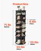 7 Tiers Rotating Shoe Rack Tower, 360° Spinning Shoe Rack, Revolving Storage Round Carousel Display, Freestanding Lazy Susan Organizer Display for