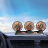 Portable Car Fan, Three-head Design For Efficient Gas Circulation, 24V , 30.2x9.8x13.5cm