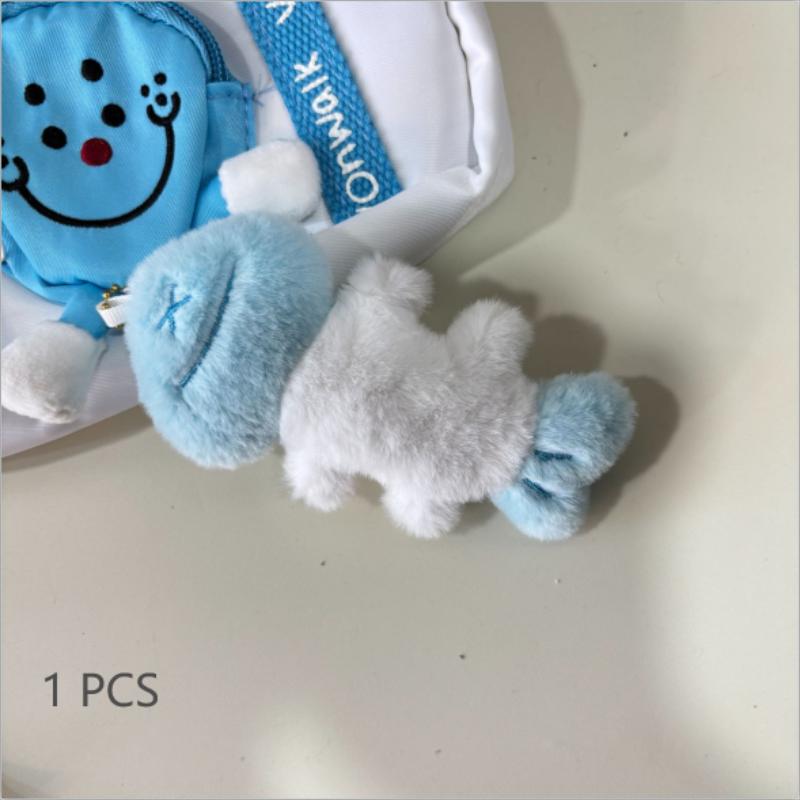 

1/2 Pcs Cute Cartoon Funny Fish Bone Plush Doll Stuffed Toys Keychain Bag Pendants Creative Backpack Hanging Ornaments Kids Gift 1 PCS