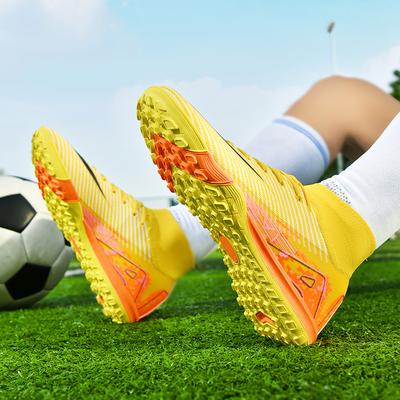 Football Shoes for Men and Women Short Style AG Nails Suitable for Students Anti-slip for Adult Training ET Sports Shoes