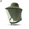 Summer Insect Proof Cap Mosquito Hat Unisex Face Neck Protection Bucket Hat Outdoor Fishing Jungle Farm Fishing Sun Hat