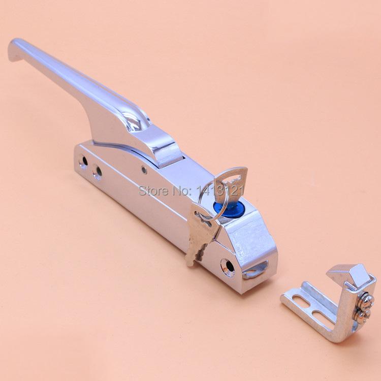 Side-Mounted Freezer Oven Door Handle Cold Storage Knob Lock Latch Hardware Pull Part Industrial