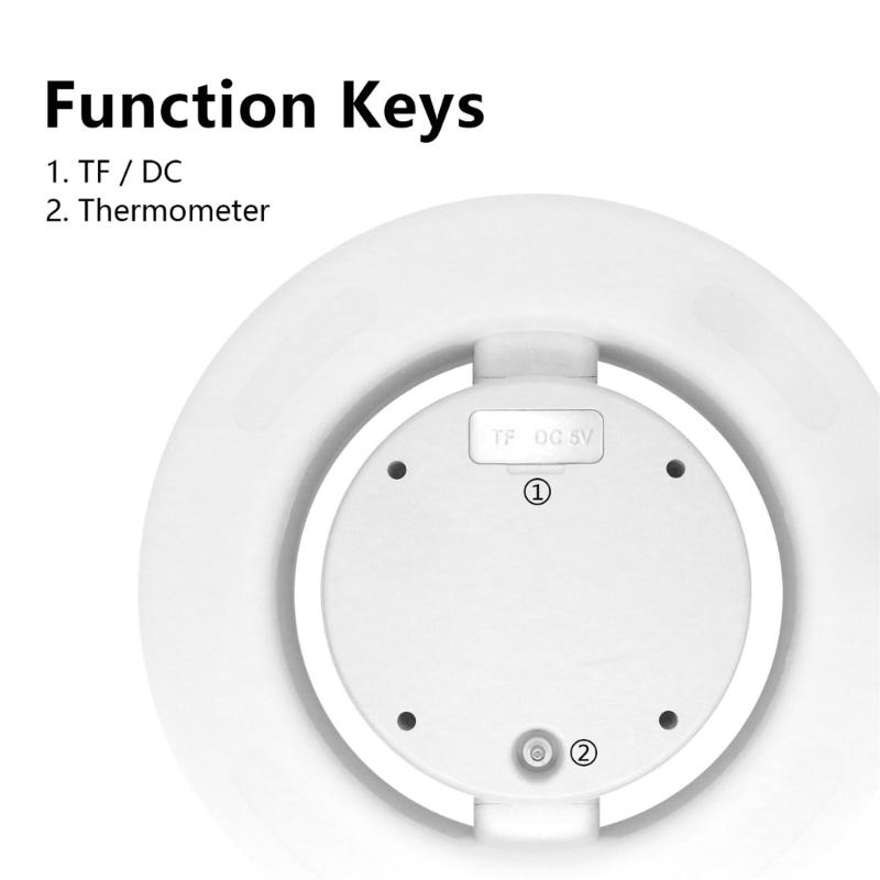 Floating Bluetooth-compatible Speaker with Dynamic LED Lights IPX6 Waterproof Temp Display for Pool Parties Swimming