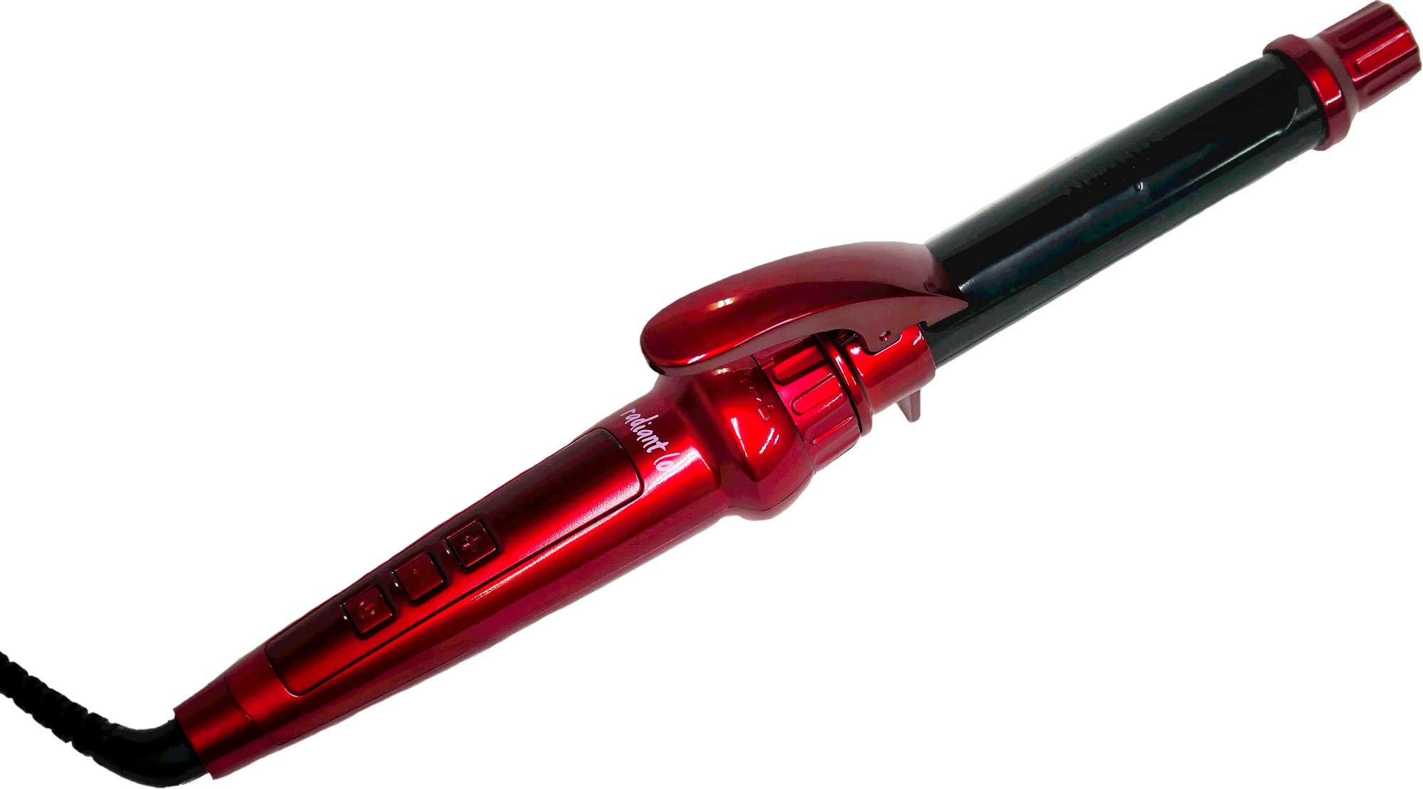 

Radiant Roll Curling Iron with Interchangeable Heads, 180 Degree Curl in 90 Seconds, Time-Saving, Professional Grade, Red (26mm, Body Set)