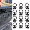 Jiawu 12 Pack Single Stud Fittings, L Track Tie Down O-Rings, 4000 Lbs Breaking