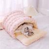 Thicken Semi Enclosed Warm Cat Nest PP Cotton Pet Beds Kennel Cat Sleeping Bed  For Dogs Cats Puppy