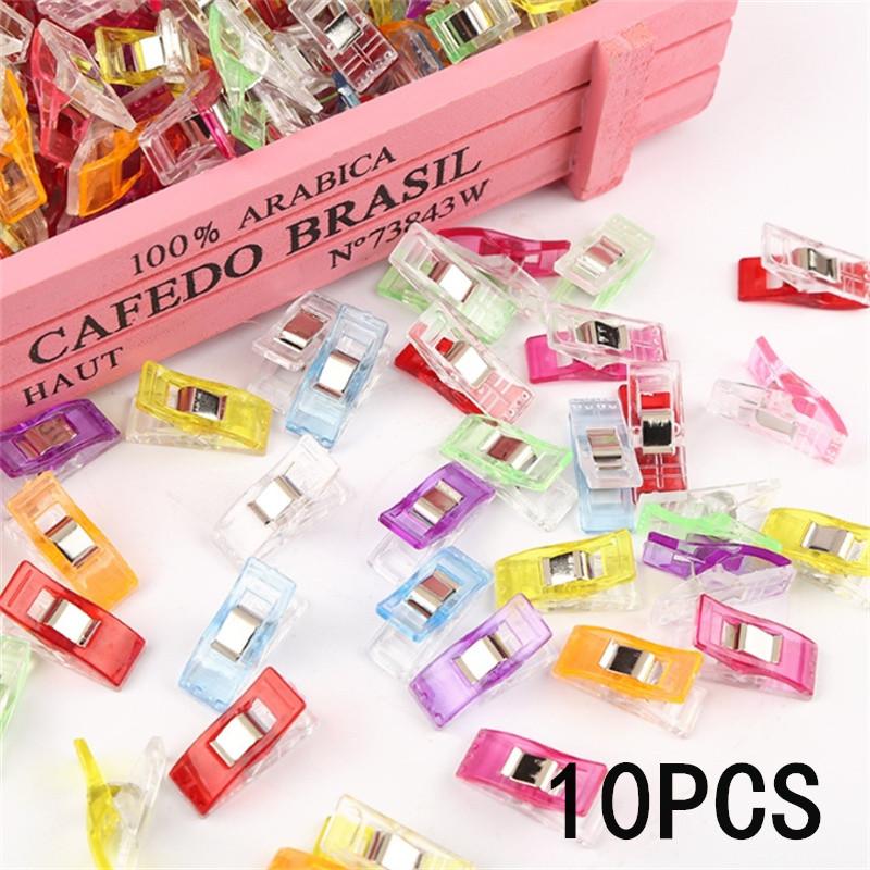 

10/50/100/200 шт. Зажимы для шитья случайного цвета, Зажимы для рукоделия, Крючки для вязания, Безопасные зажимы, Ассорти цветов, Зажимы для бумаги