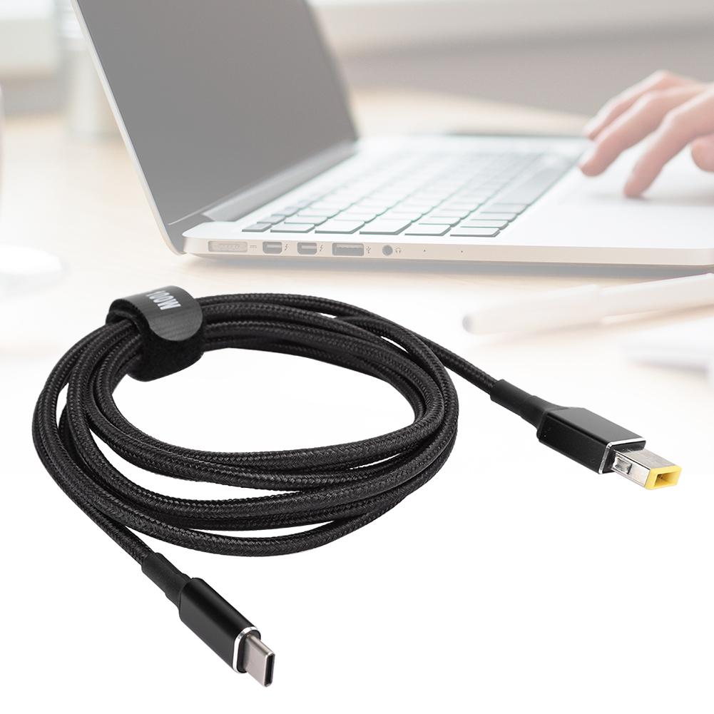 TYPE C to DC Square 4.0 4.5 7.4 Charger Cable Fast Charging Line 100W 5A for Lenovo(For Lenovo
