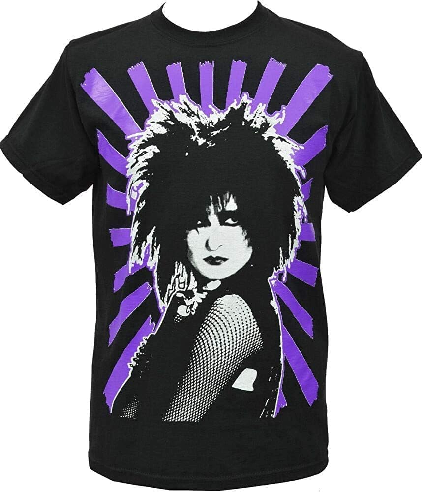 Mens Black T-Shirt Siouxsie Sioux and The Banshees Post Punk Goth Rock L чёрный