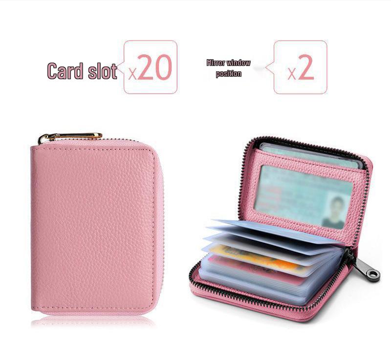 Herren High-End Anti-RFID Kartenhalter Geldbörse - Große Kapazität, Anti-Entmagnetisierung, Ultradünne Hülle für Ausweise & Karten, Kleiner Damenkartenhalter.