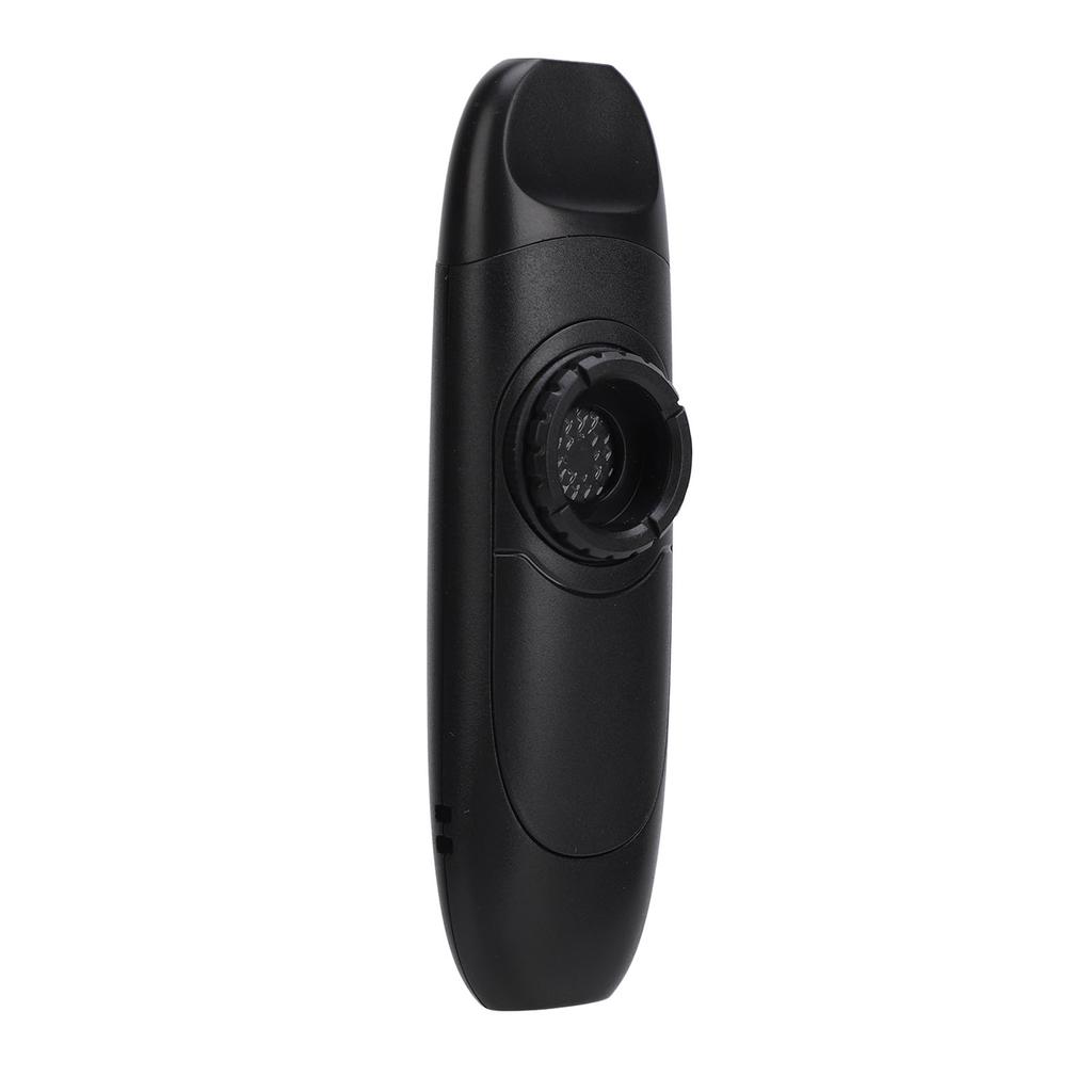 Kazoo Flute ABS Plastic Professional Kazoo Musical Wind Instrument with 5 Diaphragms for Performance Black