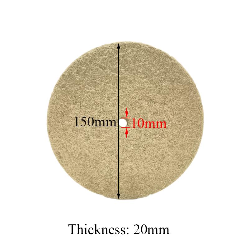 1 Pcs Wool Polishing Buffing Grinding Wheel Polisher Disc Pad For Car Polisher Auto Accessories Polishing Polisher Pads
