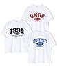UNDEROFF [2Pack] Oversized Crewneck Arch Logo Short Sleeve 3-Piece Set