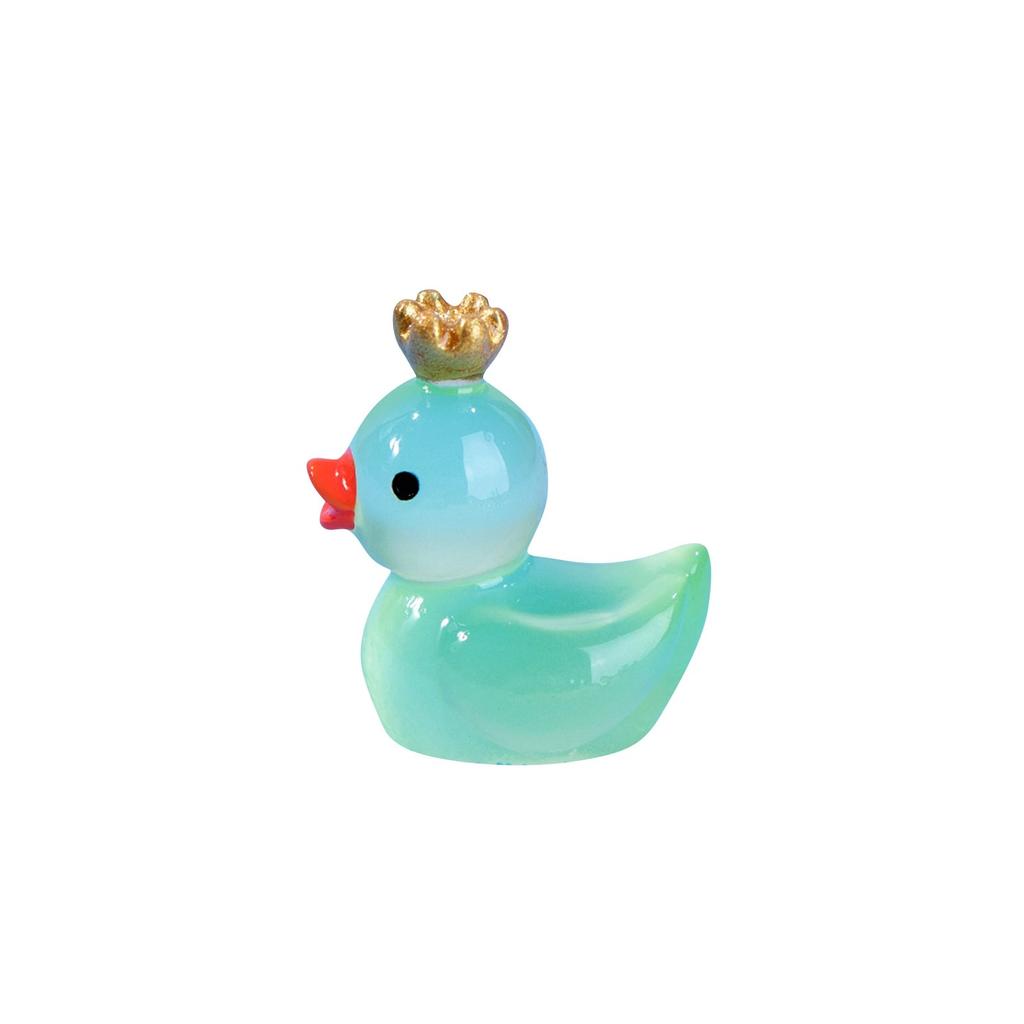 Miniature Resin Ducks, Yellow Miniature Ducks For Kids Baby Shower, Miniature Figures Micro Fairys Garden Landscapes Aquarium Dollhouse Ornament