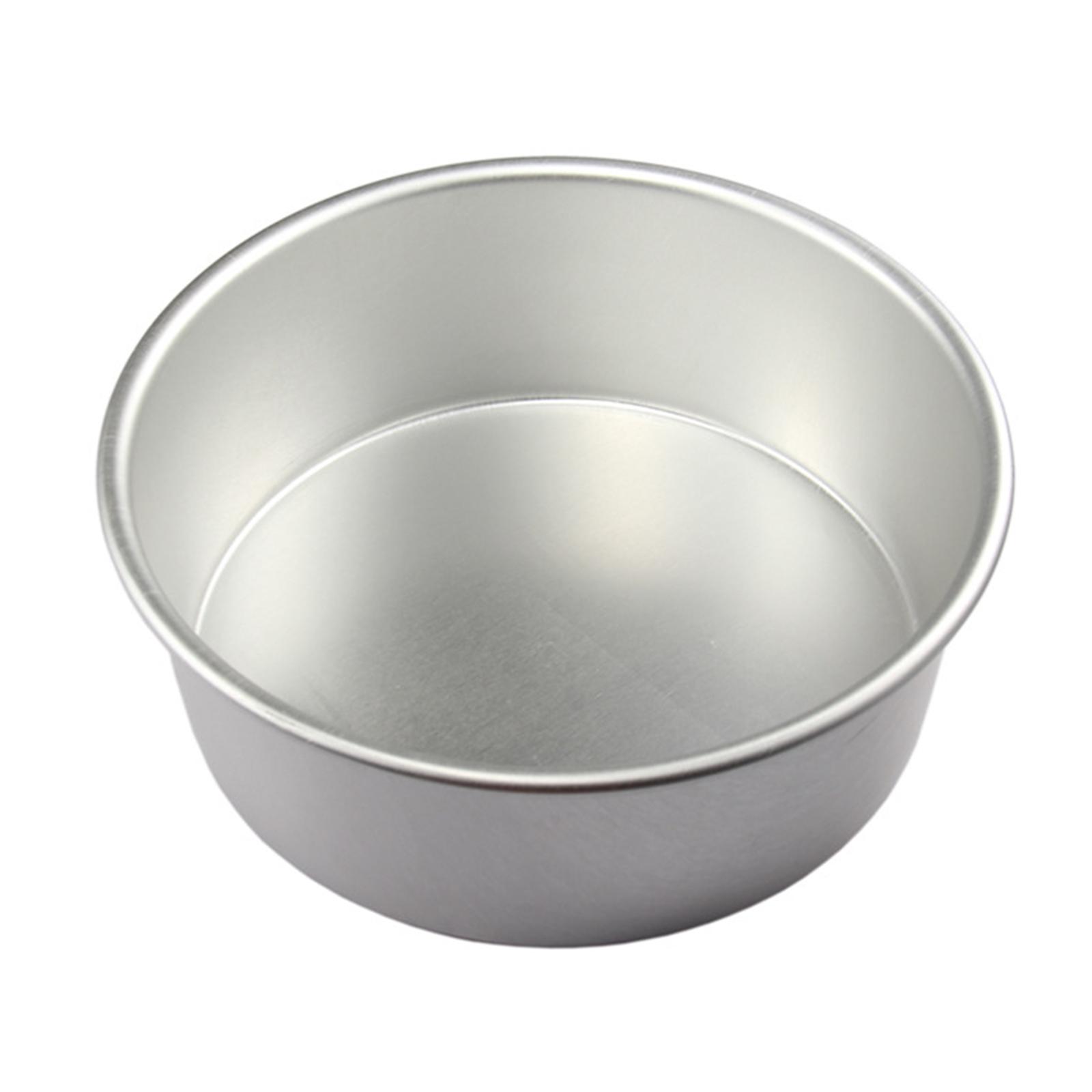 Round Seamless Cake Mold 4~12 inch Aluminum Alloy Cake Pan One-piece Structure