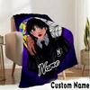 Custom Name Wednesday Blanket Bedding Blanket Picnic Blanket for Women Men, Throw Blankets for Couch Bed, Christmas and Halloween Gifts
