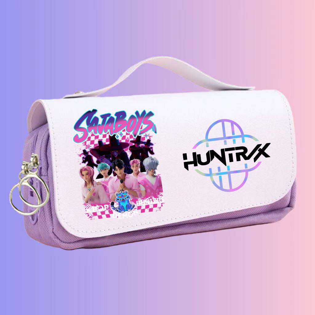 KPOP Anime Demon Hunter Girl Group Pencil Case - Large Capacity Student Stationery Box