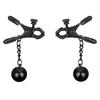 Sex Toy Nipple Clip Metal Gravity Ball Clamp Couples Flirting Alternative BDSM Adult Products 100% Waterproof Black/White
