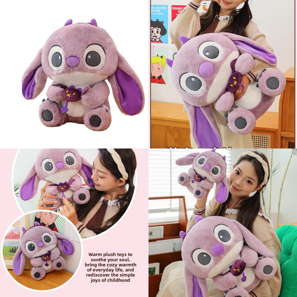 Plush Stitch Character Pillow Large Soft Toy Gift For Kids And Teens