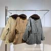 New women's clothing fur integrated jacket large lapel suede parka thickened liner warm winter clothing