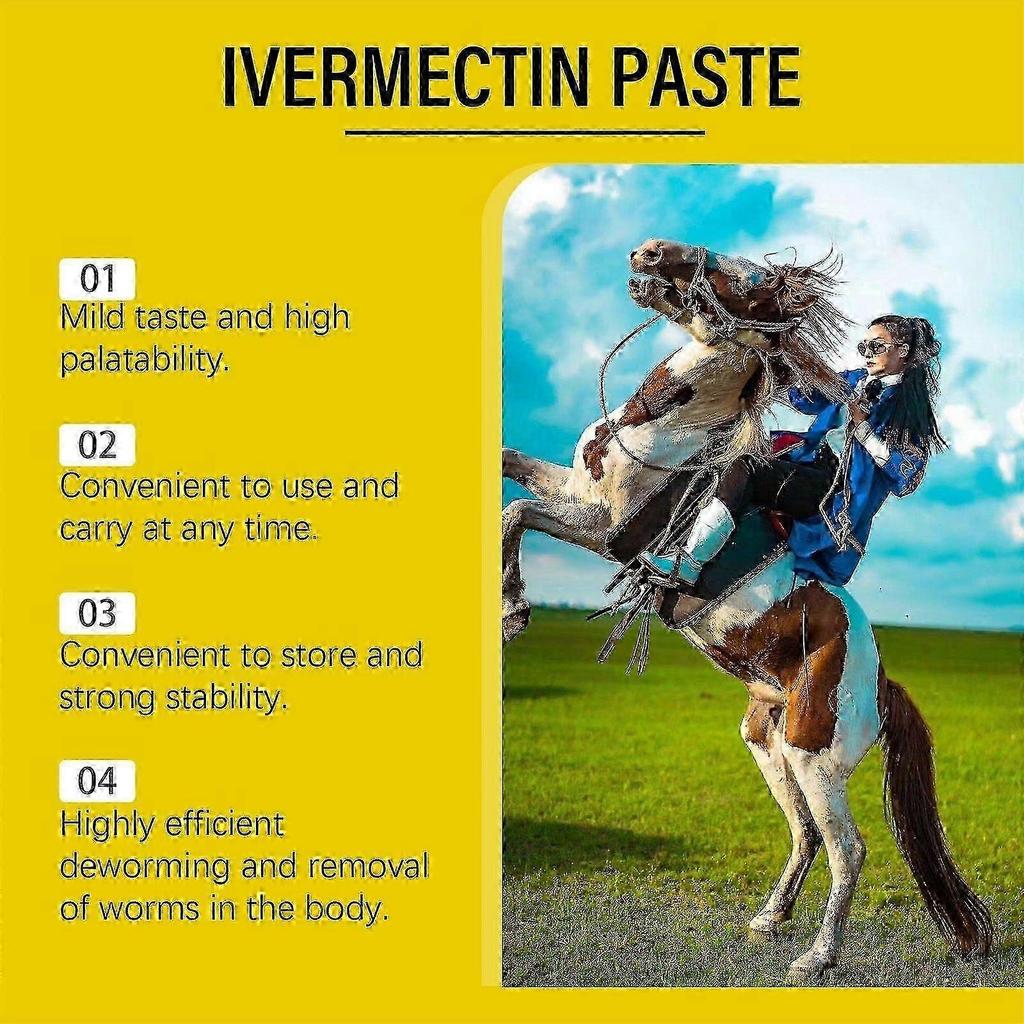 3pcs Apple Flavored Horse Cream, Mild Formula, Deworming, Regulating Balance, Non-irritating Horse Wormers
