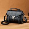 Trendy Flap Square Handbag, Buckle Decor Crossbody Bag, Women's Vintage Faux Leather Purse