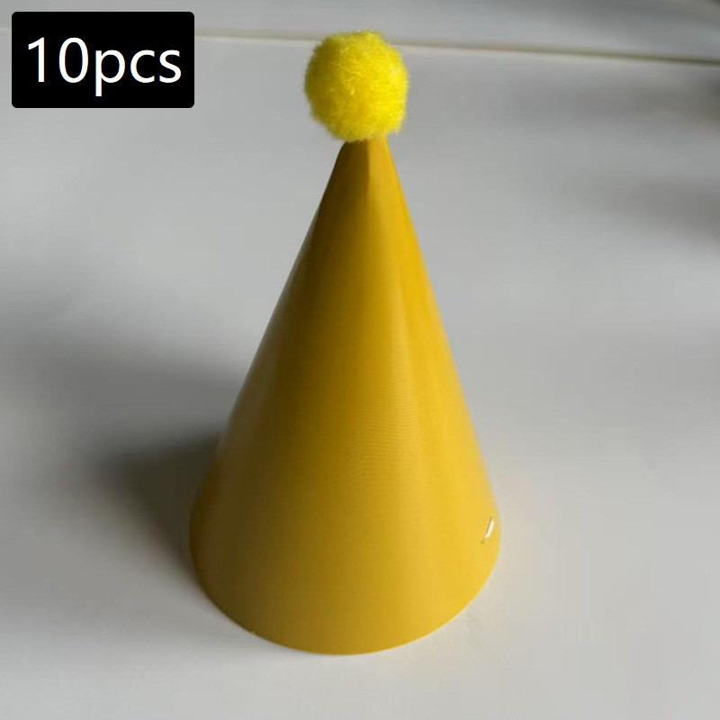 10 Colorful Birthday Party Hats | Macaron Cone Hats, Perfect For Birthdays And Parties