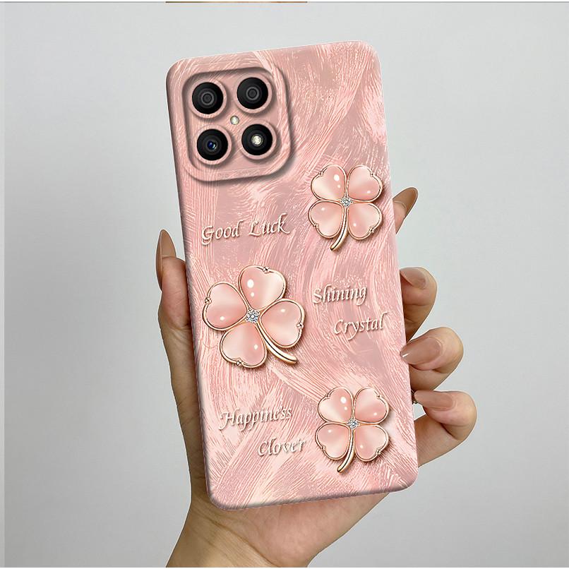 Phone Case For Honor X8 4G Case Aesthetic Luxury Protective Full Coque HonorX8 Soft Silicone Funda For Honor X 8 X8 Back Cover