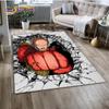 3D ONE PUNCH MAN Anime Cartoon  Area Rug,Carpet Rug for Living Room Bedroom Sofa Doormat Decoration, Kid Play Non-slip Floor Mat