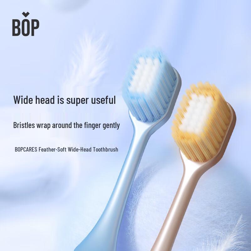 Cares Feather-Feel Soft Wide-Head Toothbrush