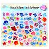 3D Bubble Sticker Car Truck Plane Traffic Waterproof Cartoon Anime Stickers For Girl Boy Kids Funny Educational Toys