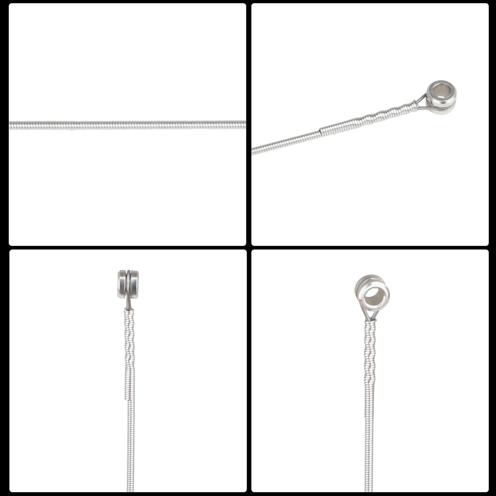 

6 шт. Струны для электрогитары с никелированной обмоткой, шариковым наконечником, стальным сердечником, набор из 6 струн, каждая струна в индивидуальной упаковке для электрогитары серебряный