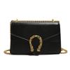 Tasche Damen neu trendige Mode vielseitige kleine quadratische Tasche Damen Schulter Umhängetasche Kette Bacchus-Tasche