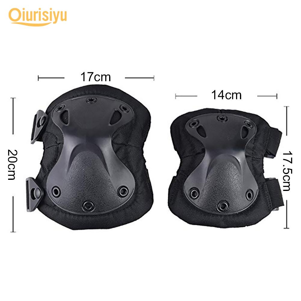 Bargain Crusader Military Tactical Knee Pad Elbow Pad Set Airsoft Knee