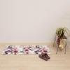 Senko Bright Rose 2 Kitchen Interior 45 x 72685 Mat, Mat, Approx. 120cm, Pink, Washable,