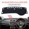 Polymères de protection pour pare-soleil de voiture, tapis de tableau de bord, virus Prada, Suzuki SX4 S-Cross SCROSS 2014 2015 2016 2017 2018 2019