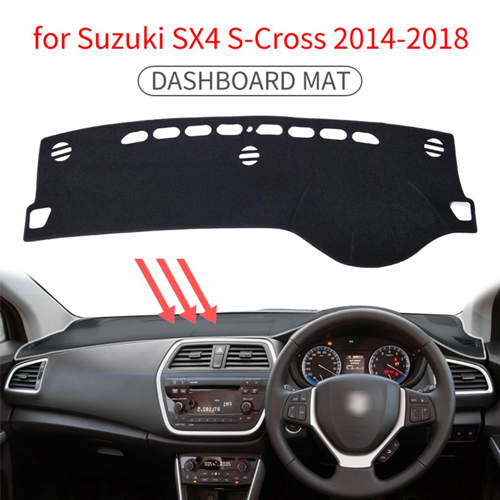 Polymères de protection pour pare-soleil de voiture, tapis de tableau de bord, virus Prada, Suzuki SX4 S-Cross SCROSS 2014 2015 2016 2017 2018 2019
