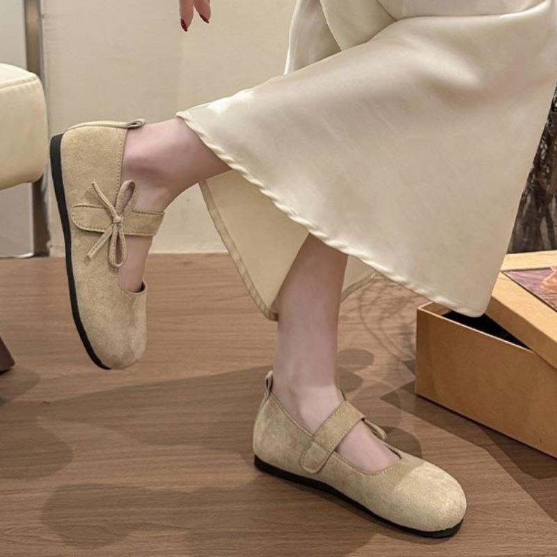 2026 Spring New Versatile Fashion French Vintage Shoes Women's Soft Sole Single Shoes